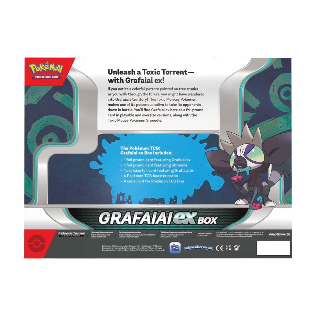 Pokémon TCG - Grafaiai ex box