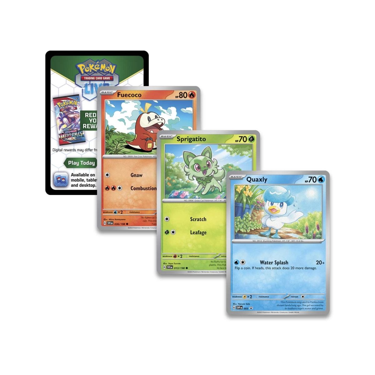 Pokemon Paldea Collection - Quaxly & Miraidon