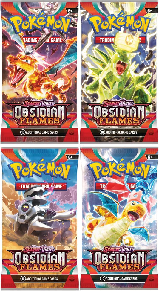 Obsidian Flames Booster Pack Pokémon TCG Scarlet and Violet (10 cards)