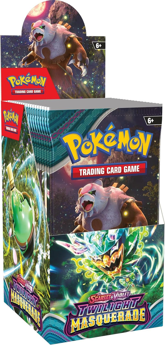 Twilight Masquerade Half Booster Box (18 Packs) Pokemon TCG SEALED