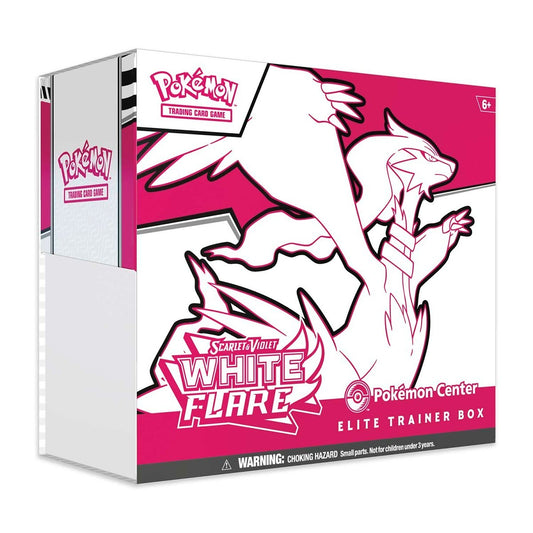 White Flare POKEMON CENTER PC Elite Trainer Box ETB Pokemon TCG Trading Card Game
