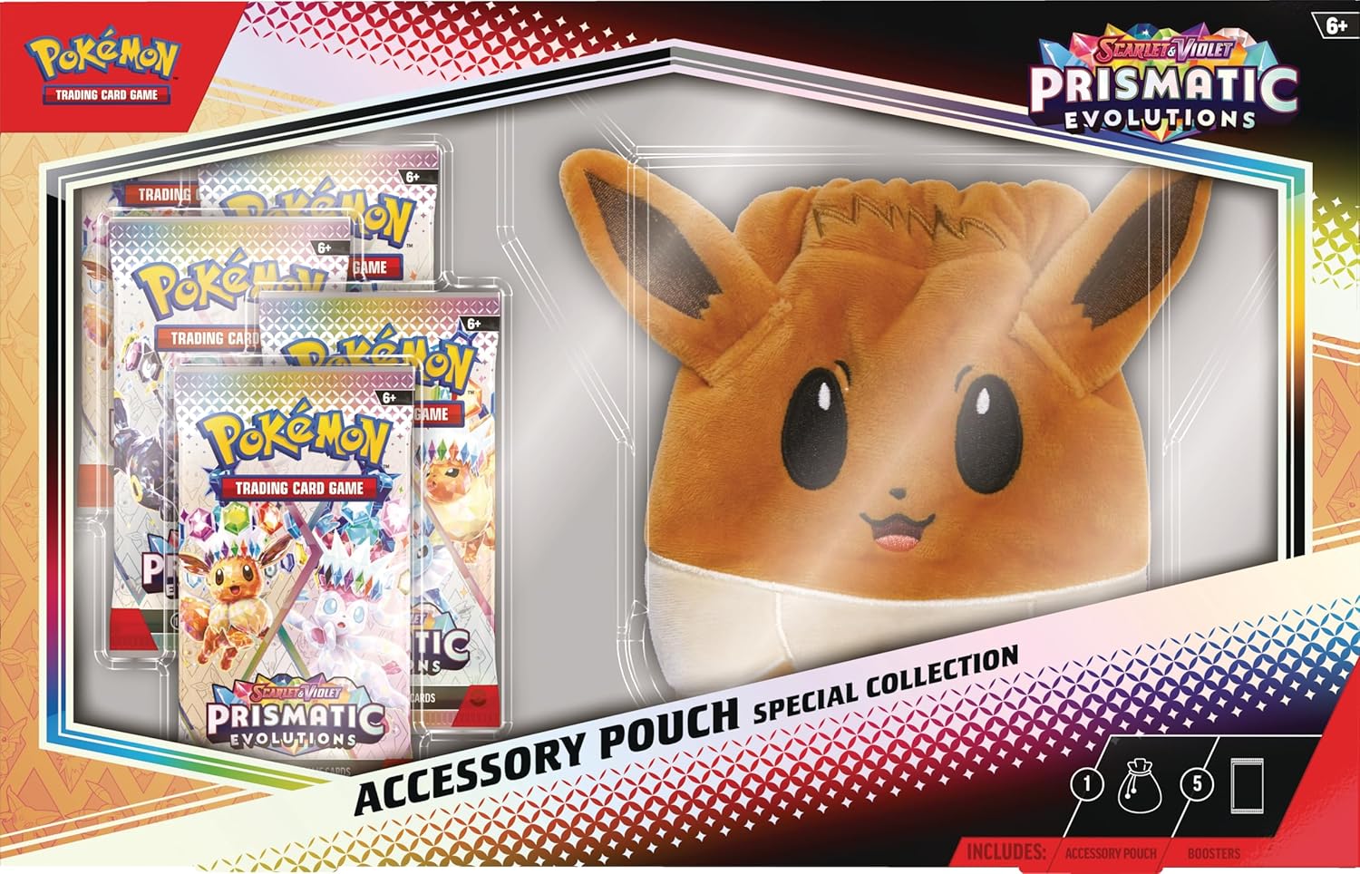 Prismatic Evolutions Accessory Pouch Special Collection Pokemon TCG