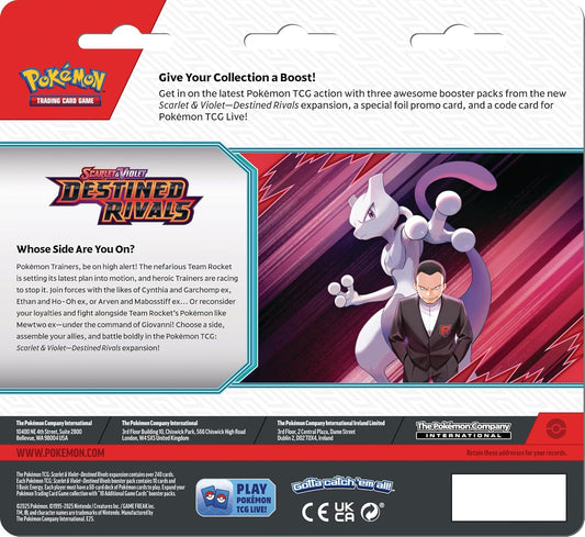 Desinted Rivals : 3 Pack Blister Kangaskhan Pokemon TCG (Copy)