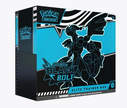Black Bolt Elite Trainer Box ETB Pokemon TCG Trading Card Game