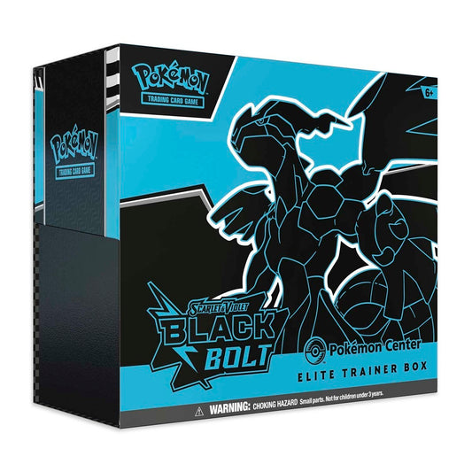 Black Bolt POKEMON CENTER PC Elite Trainer Box ETB Pokemon TCG Trading Card Game