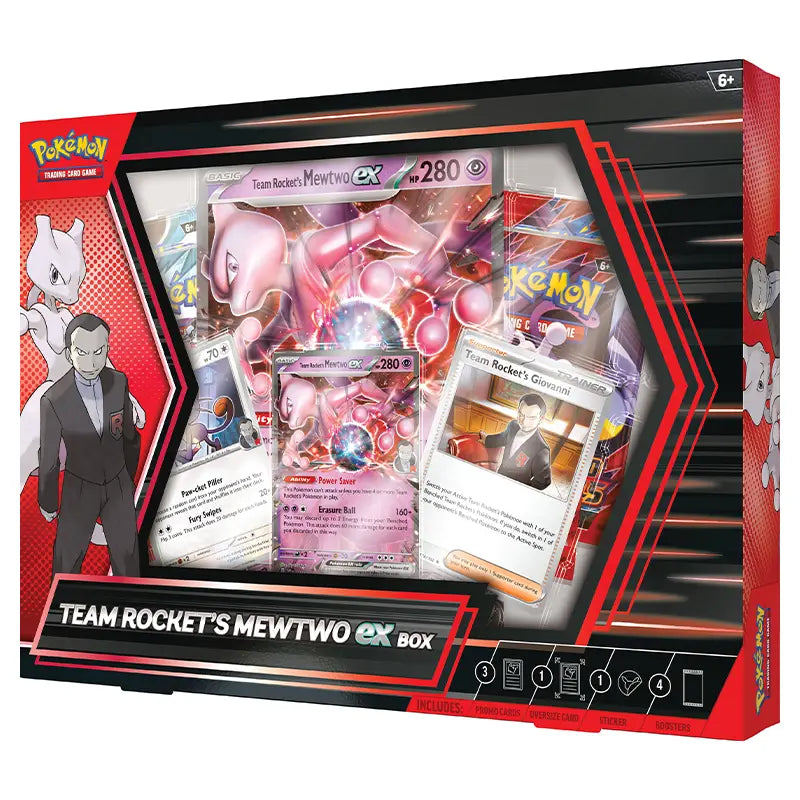 Team Rocket's Mewtwo ex Box Pokemon TCG